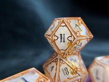 Load image into Gallery viewer, Castles in the Fog - Set of 7 Gothic Frame Dice
