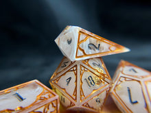 Load image into Gallery viewer, Castles in the Fog - Set of 7 Gothic Frame Dice
