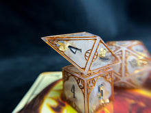 Load image into Gallery viewer, Castles in the Fog - Set of 7 Gothic Frame Dice
