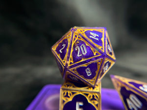 Genderless Monarch - Set of 7 Gothic Frame Dice