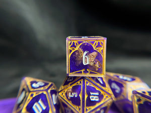Genderless Monarch - Set of 7 Gothic Frame Dice