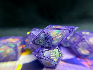 Amethyst Ballroom - Set of 7 Gothic Frame Dice