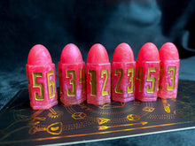 Load image into Gallery viewer, Candy - Set of 6 Bullet d6s
