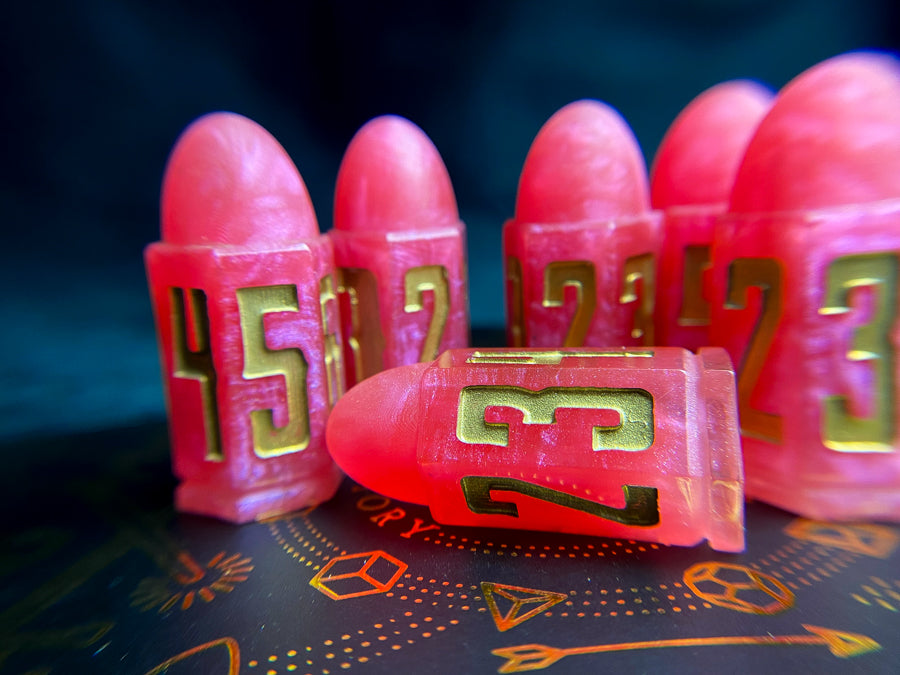 Candy - Set of 6 Bullet d6s