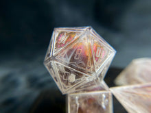 Load image into Gallery viewer, RAW - Purple/Red Gothic - Set of 7 Dice
