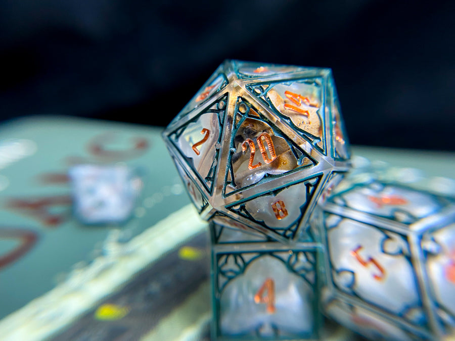 Katabasis - Set of 7 Gothic Frame Dice