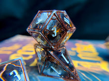 Load image into Gallery viewer, Bloodlines - Set A - Set of 7 Gothic Frame Dice
