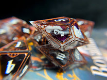 Load image into Gallery viewer, Bloodlines - Set A - Set of 7 Gothic Frame Dice
