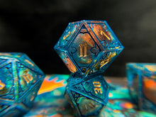 Load image into Gallery viewer, Sunbringer - Partial Set of 6 Gothic Frame Dice
