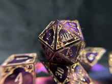 Load image into Gallery viewer, Royalty - Set of 7 Gothic Frame Dice

