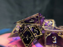 Load image into Gallery viewer, Royalty - Set of 7 Gothic Frame Dice
