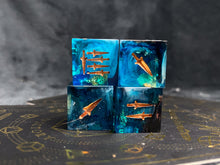 Load image into Gallery viewer, Champion of the Deep - Four Dagger-Pip d6s
