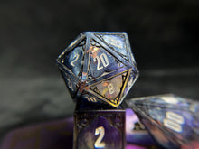 Load image into Gallery viewer, Deep Voyage - Set of 7 Gothic Frame Dice
