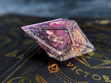 Load image into Gallery viewer, Mysterious Visitor - Infernal Font Gothic d10
