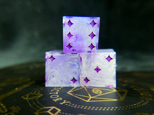 Load image into Gallery viewer, Amethyst - Three Star-Pip d6s
