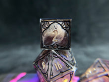 Load image into Gallery viewer, Stealth - Set of 7 Gothic Frame Dice
