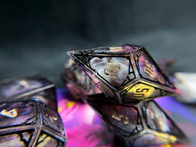 Load image into Gallery viewer, Stealth - Set of 7 Gothic Frame Dice
