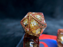 Load image into Gallery viewer, Shadowed Hoard - Set of 7 Gothic Frame Dice
