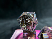 Load image into Gallery viewer, Matron of Ravens - Set of 7 Gothic Frame Dice
