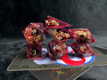 Load image into Gallery viewer, A Well-Dressed Vexation- Set of 7 Gothic Frame Dice
