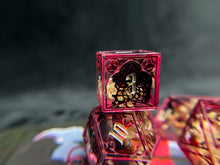 Load image into Gallery viewer, A Well-Dressed Vexation- Set of 7 Gothic Frame Dice
