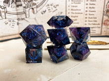 Load image into Gallery viewer, Trickster’s Shadow - Set B - Set of 7 Dice
