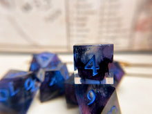 Load image into Gallery viewer, Trickster’s Shadow - Set B - Set of 7 Dice
