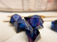 Load image into Gallery viewer, Trickster’s Shadow - Set B - Set of 7 Dice
