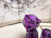 Load image into Gallery viewer, Neon Wraith - Set A - Set of 7 Dice
