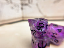 Load image into Gallery viewer, Neon Wraith - Set A - Set of 7 Dice
