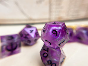 Neon Wraith - Set A - Set of 7 Dice