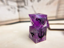 Load image into Gallery viewer, Neon Wraith - Set A - Set of 7 Dice
