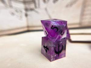 Neon Wraith - Set A - Set of 7 Dice