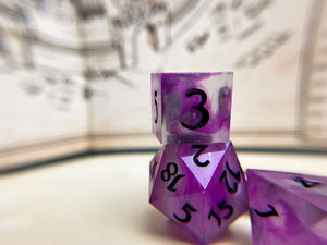 Neon Wraith - Set A - Set of 7 Dice