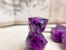 Load image into Gallery viewer, Neon Wraith - Set B - Set of 8 Dice
