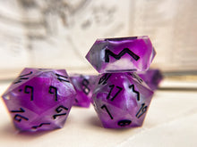 Load image into Gallery viewer, Neon Wraith - Set B - Set of 8 Dice
