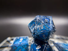 Load image into Gallery viewer, Rime Watcher - Set of 7 Gothic Frame Dice
