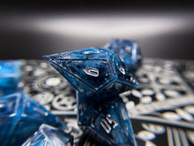 Load image into Gallery viewer, Rime Watcher - Set of 7 Gothic Frame Dice
