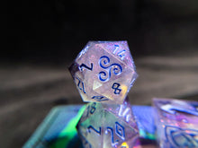 Load image into Gallery viewer, trajectory: astral storm - Set A - Set of 8 Dice
