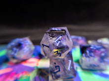 Load image into Gallery viewer, trajectory: astral storm - Set A - Set of 8 Dice
