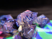 Load image into Gallery viewer, trajectory: astral storm - Set A - Set of 8 Dice
