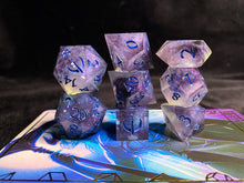 Load image into Gallery viewer, trajectory: astral storm - Set B - Set of 8 Dice
