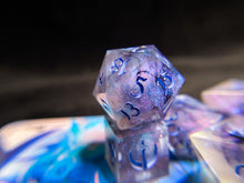 Load image into Gallery viewer, trajectory: astral storm - Set B - Set of 8 Dice
