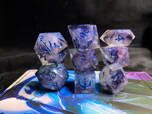 Load image into Gallery viewer, trajectory: astral storm - Set C - Set of 8 Dice
