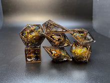 Load image into Gallery viewer, The Scourge - Set of 7 Gothic Frame Dice
