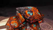 Load image into Gallery viewer, Melinoe - Set of 7 Gothic Frame Dice
