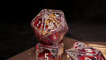 Load image into Gallery viewer, Lady Hunter - Set of 7 Gothic Frame Dice
