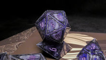 Load image into Gallery viewer, Raven Knight - Set of 7 Gothic Frame Dice
