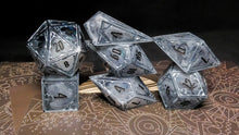 Load image into Gallery viewer, Steelshadow - Set of 7 Gothic Frame Dice
