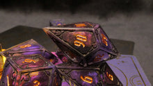Load image into Gallery viewer, Poisoner's Kit - Set of 7 Gothic Frame Dice
